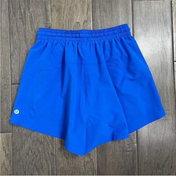 Lululemon NWT Lightweight High-Rise Relaxed Short 3" *Long Liner Cerulean Blue - Picture 7 of 13